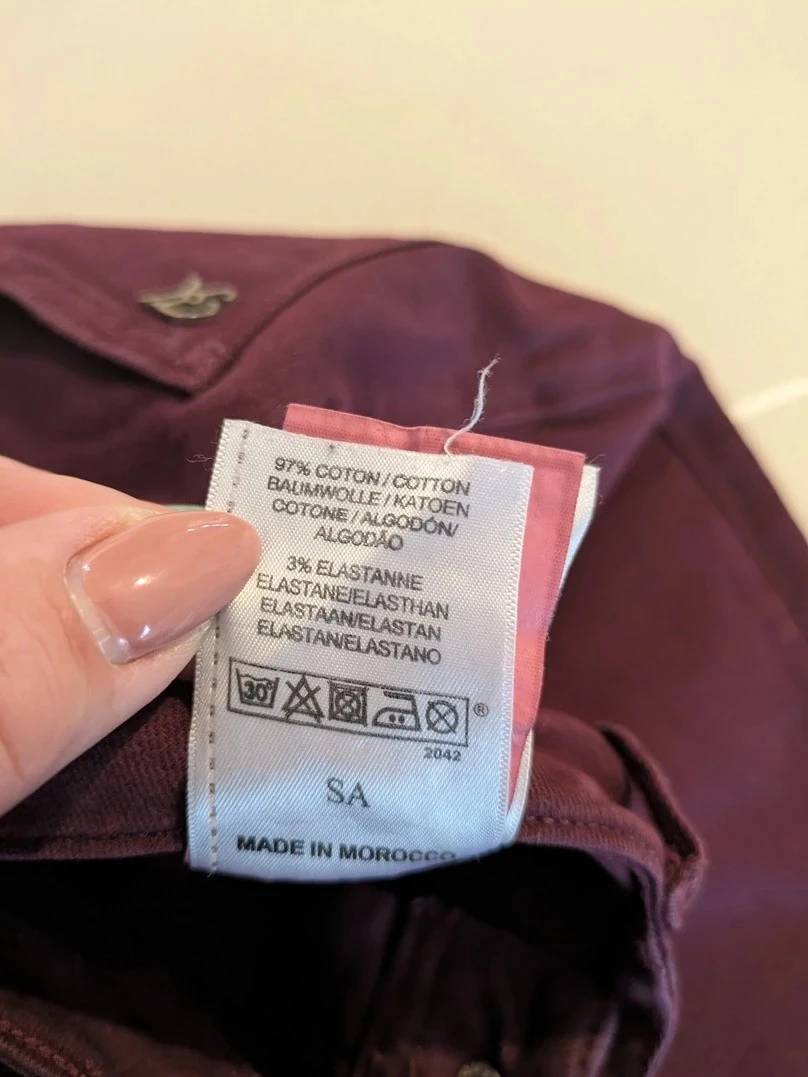 Kaporal skinny jeans - 38 - Bordeaux - W28 L32 – photo 5